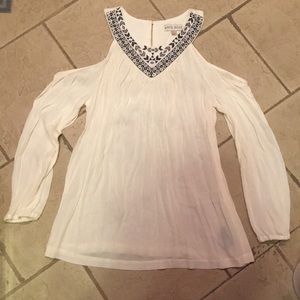 Knox rose open shoulder shirt